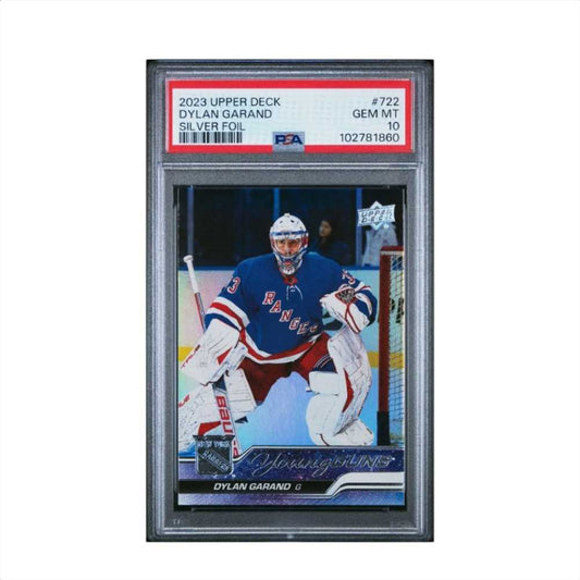 2023 Upper Deck 722 Dylan Garand Silver Foil PSA 10