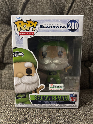 Seahawks Santa Fanatics 2024 Holiday Exclusive