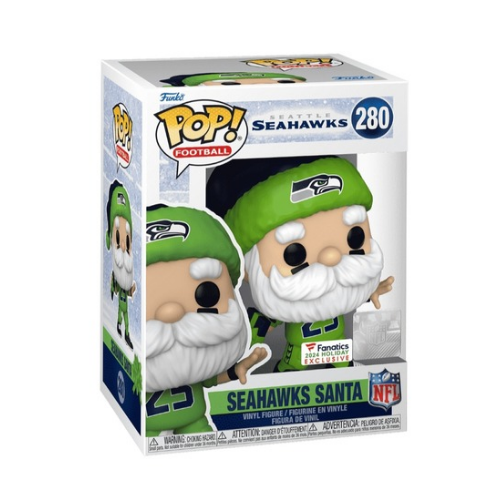 Seahawks Santa Fanatics 2024 Holiday Exclusive