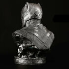 Civil War 1/2 Black Panther Bust Statue Resin Figure Toy Collect Silver