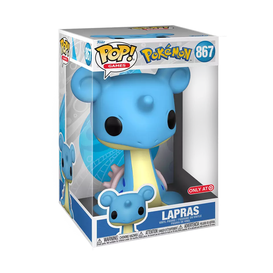 Funko Pop Jumbo Pokemon Lapras 10" Target Exclusive